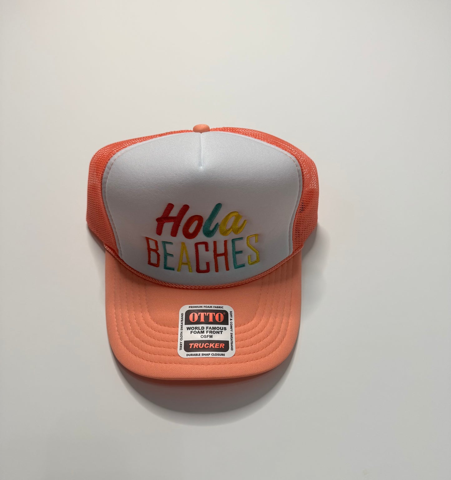 Hola Beaches Foam Trucker Hat