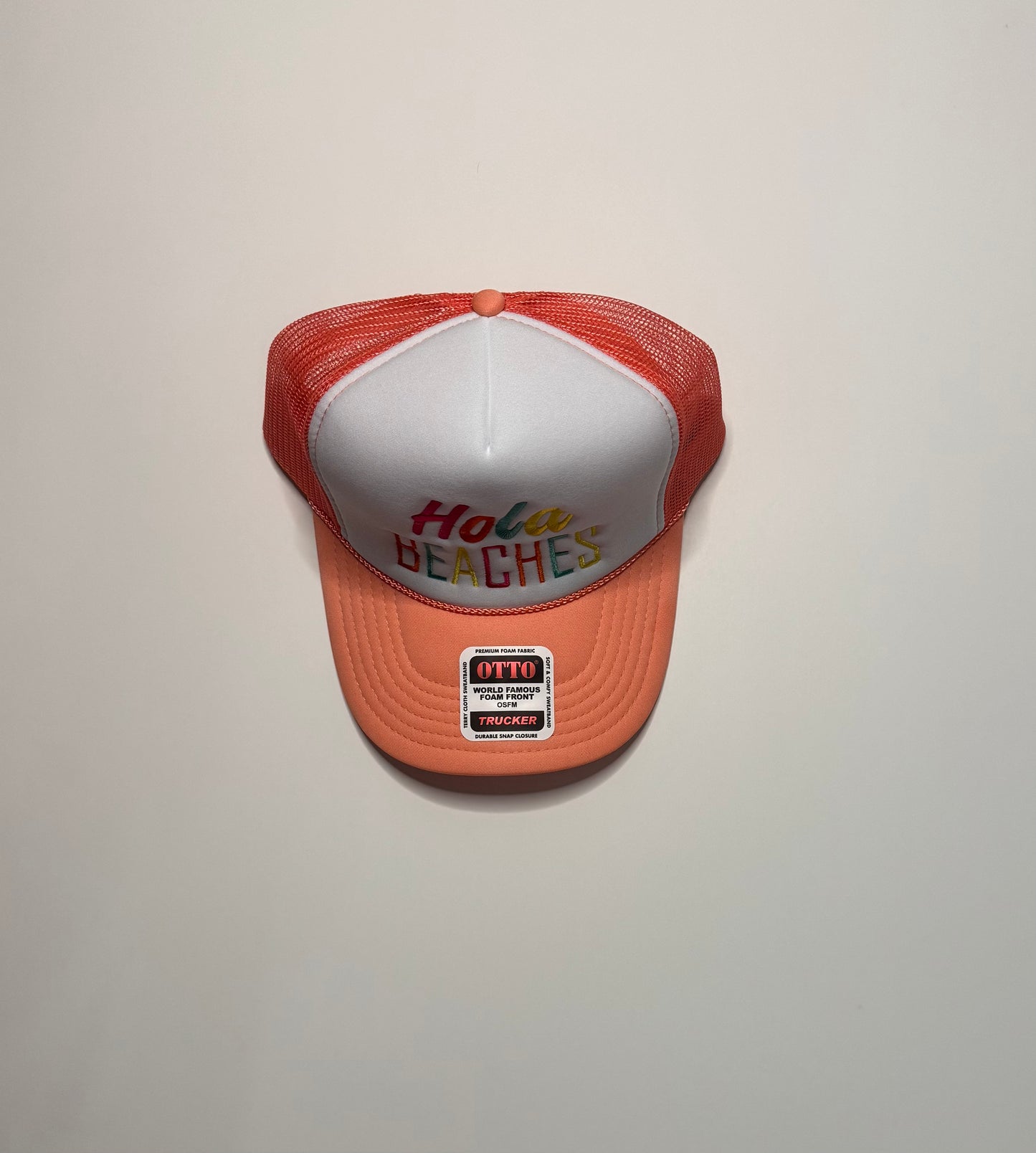 Hola Beaches Foam Trucker Hat