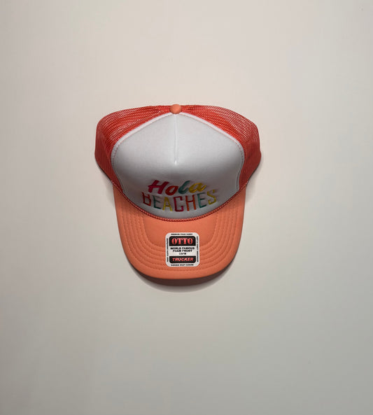 Hola Beaches Foam Trucker Hat
